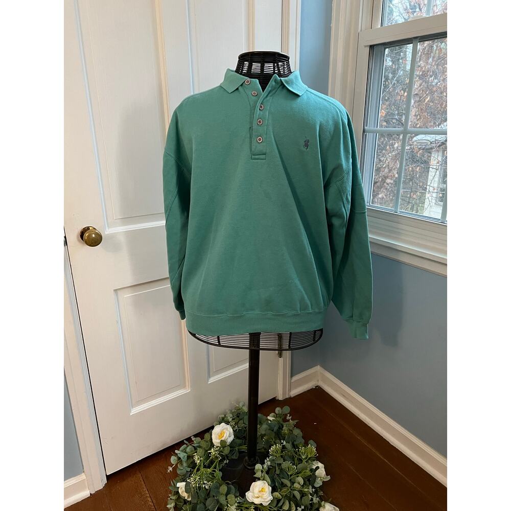 Vintage Knights of the round table pull over polo sweater